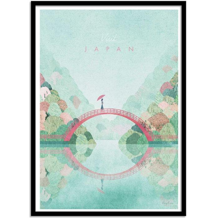 Affiche - Visit Japan Version 2 - Henry Rivers