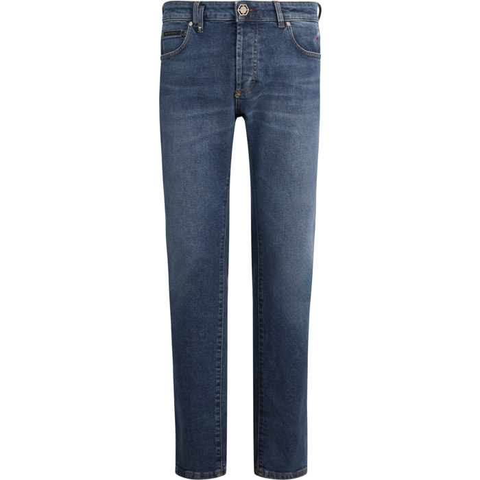 PHILIPP PLEIN Super Straight Cut Jeans Basic