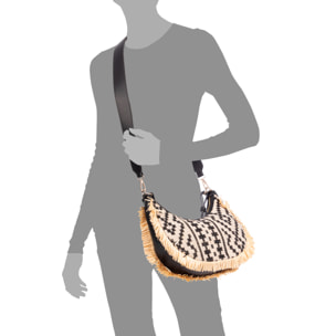 Biscubio Bolso de hombro Mujer. Fabricado en tela y piel sintética PU.