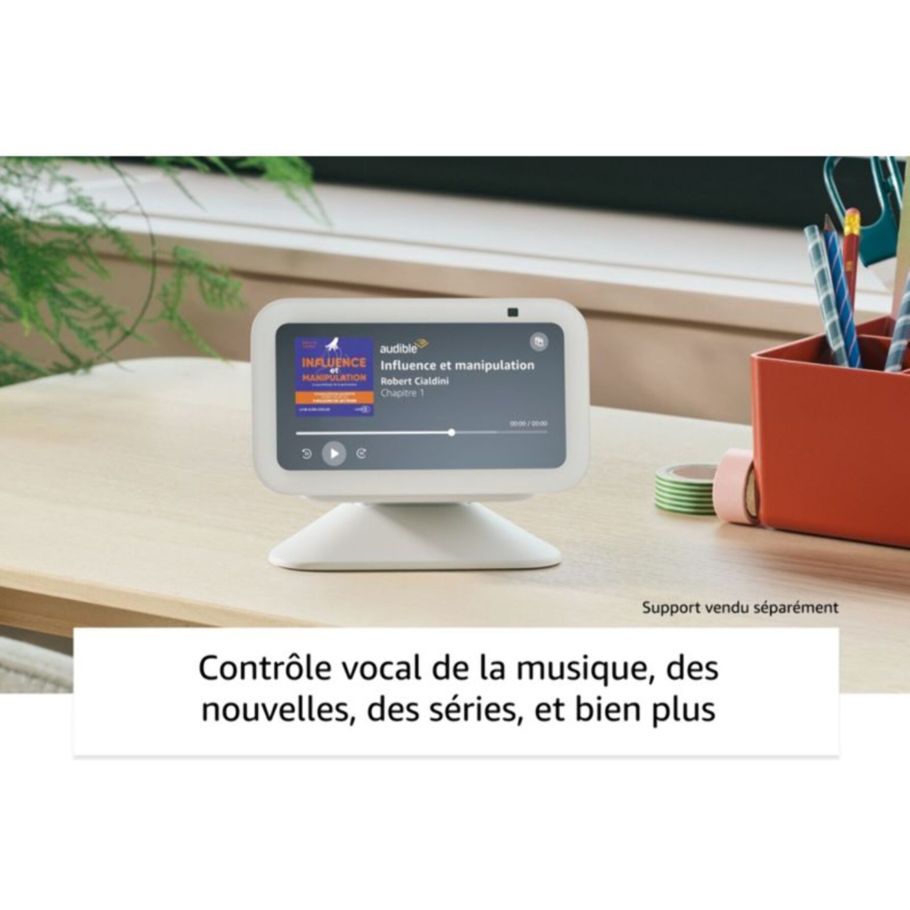 Assistant vocal AMAZON Echo Show 5 3e génération Blanc