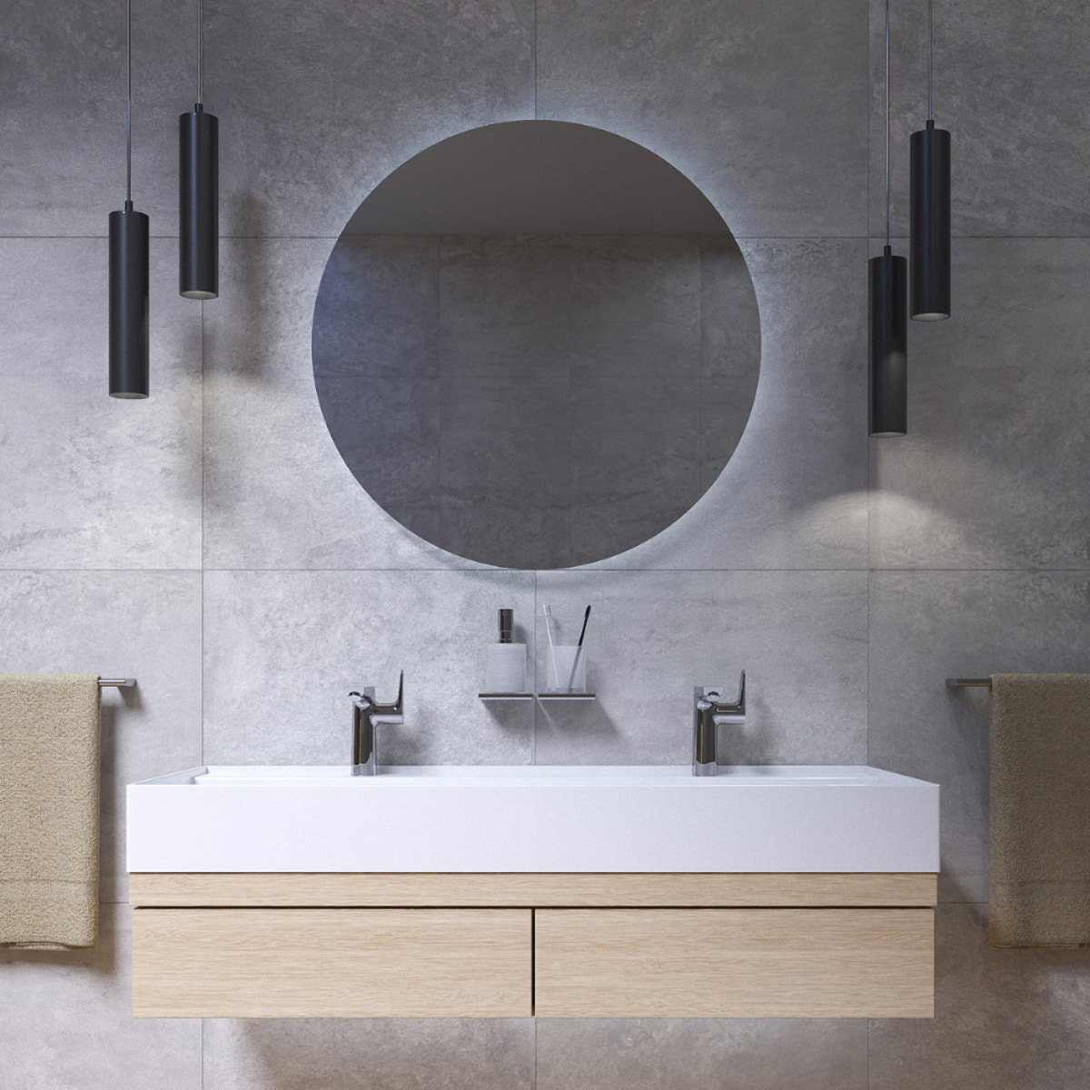 Evolution R Distributeur de savon avec support mural en métal, Chrome (SATDEVOR99)