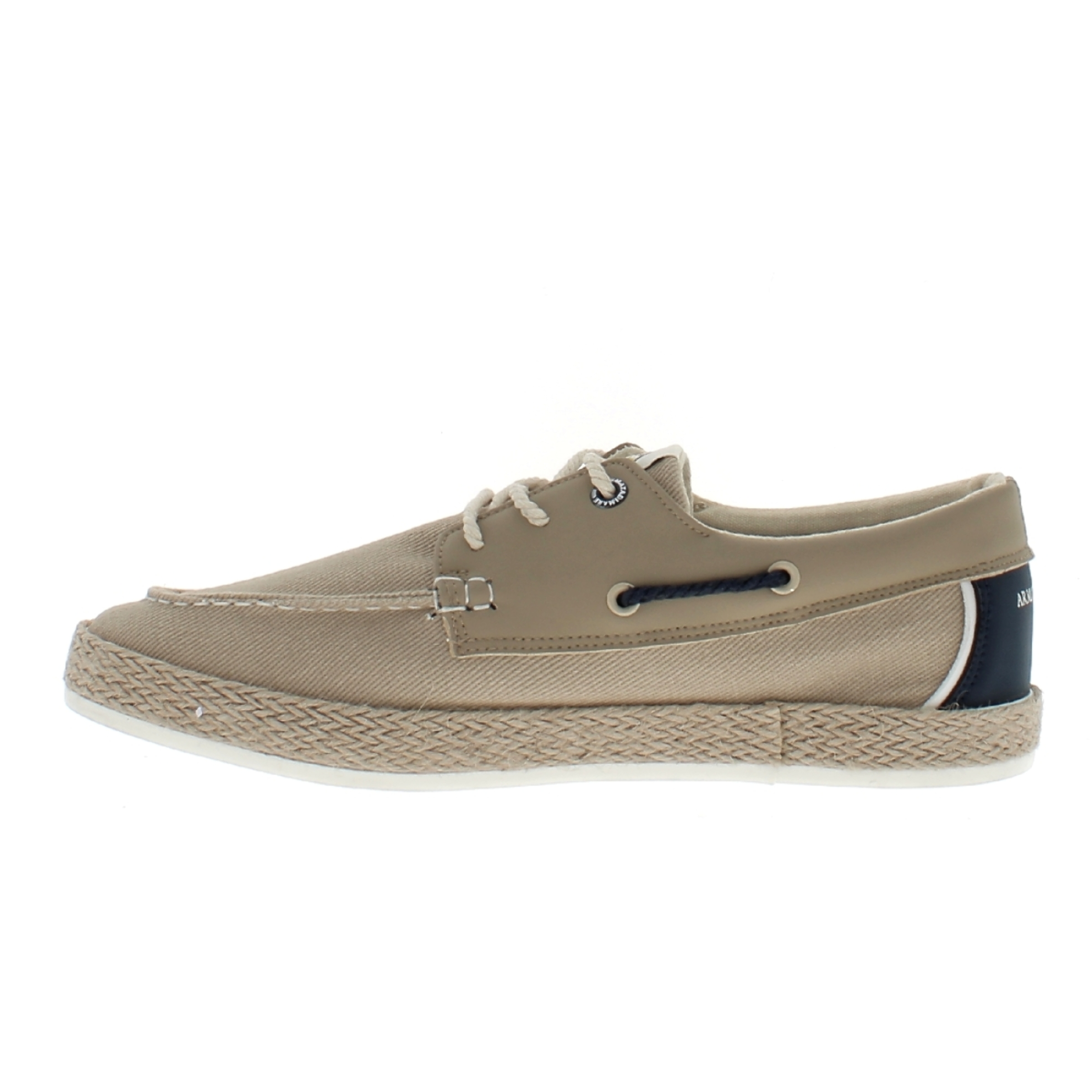 Armata di Mare Scarpe Uomo Espadrillas Stringate con Soletta Comfort AMU S24N525 Beige