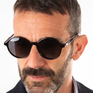 Gafas de sol OCEAN COTLLIURE - Negro brillante / Ahumada polarizados