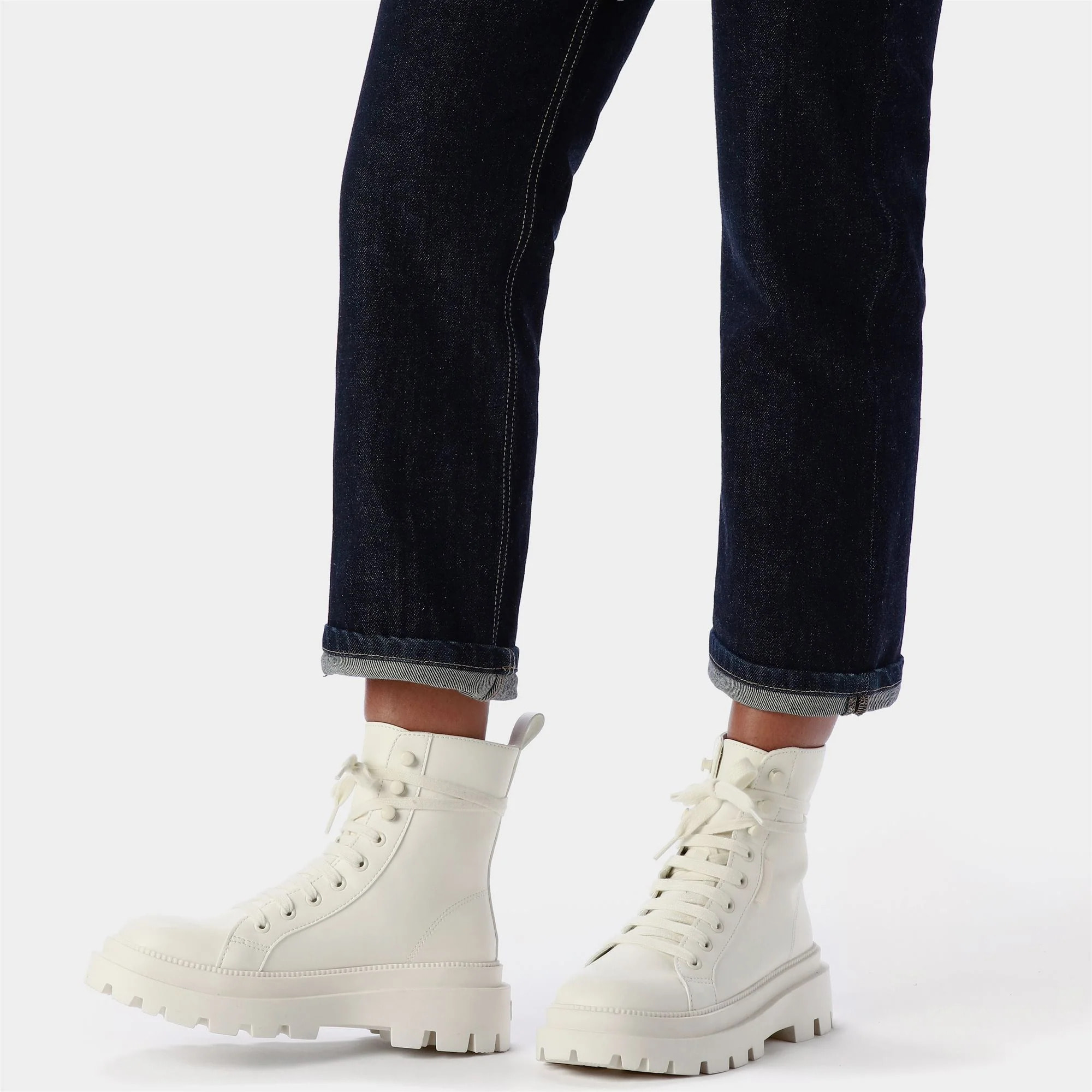 Superga - Botines Mujer Beige - 3051 ALPINA APEX HIGH VEGAN MATERIAL
