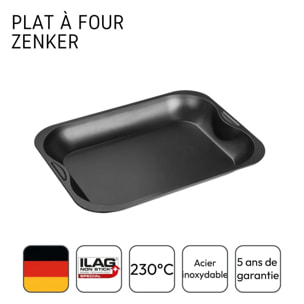 Plat à four rectangulaire 40 x 30 cm Zenker Spécial Cooking