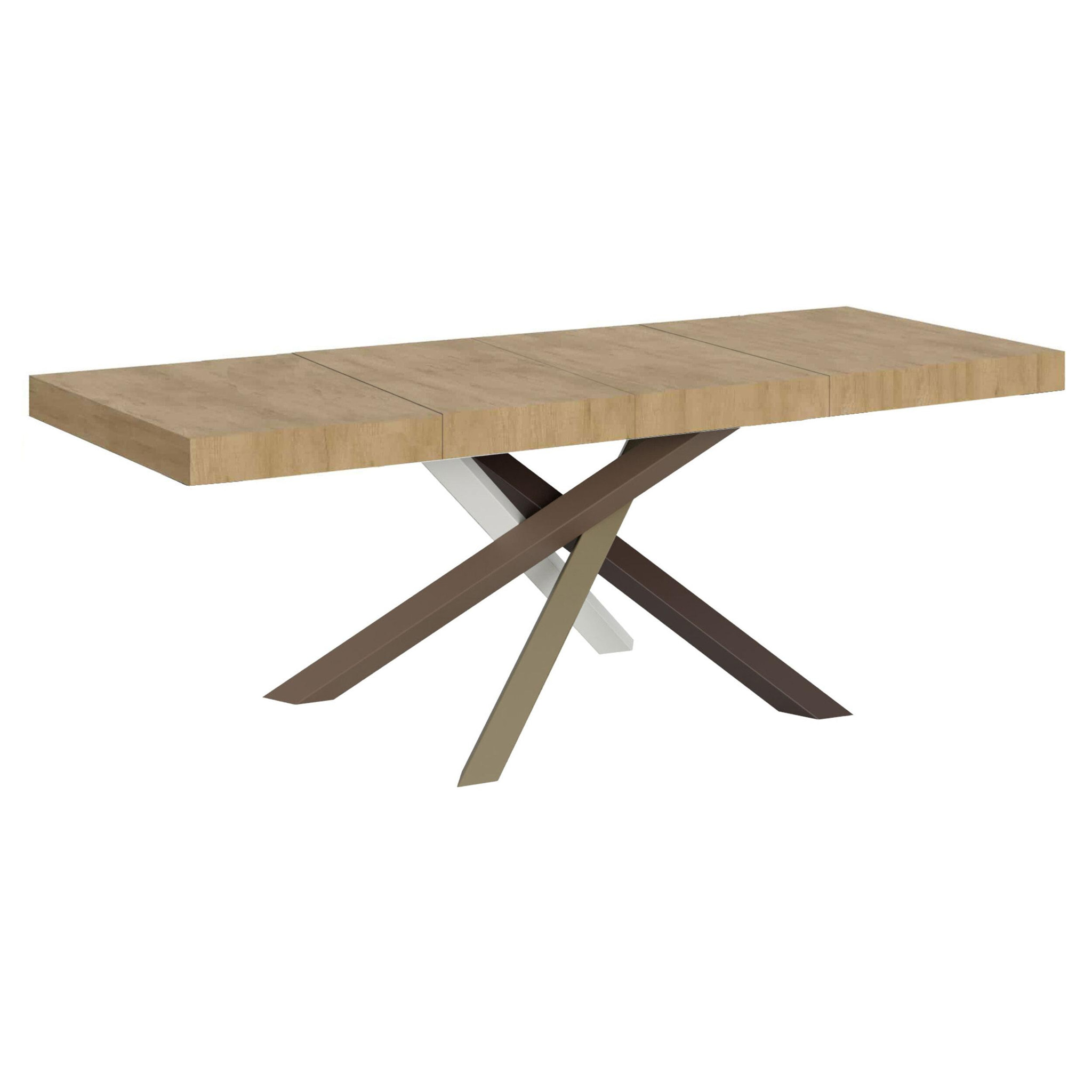 Mesa extensible 90x180/284 cm Volantis Premium Roble Natural estructura multicolor 4/C