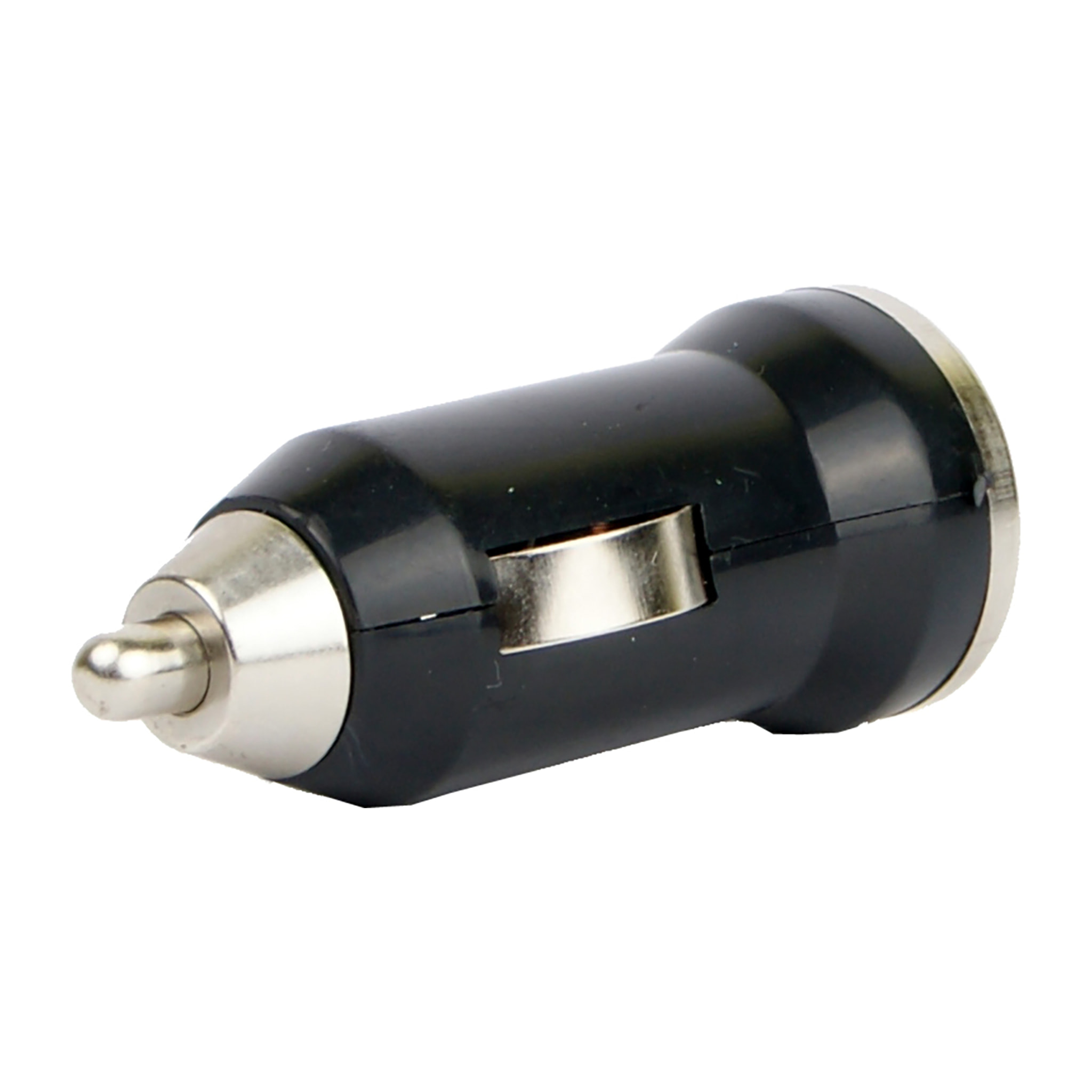 DAM CARICABATTERIA DA AUTO USB 2x2x5 Cm. Colore nero