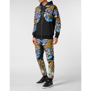PHILIPP PLEIN Hooded Sweatjacket TATTOO