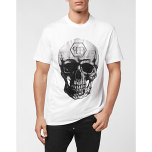 PHILIPP PLEIN T-Shirt Round Neck SKULL AND PLEIN