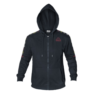 Felpa Uomo KAPPA Cotone Felpato Full Zip