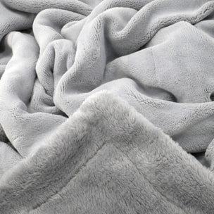 Couverture polaire - Cozy Gris Clair - 220x240cm - 760g/m²