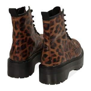 Botines plataforma leopardo