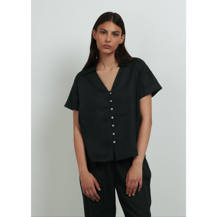 CAMICIA NERO CONBIPEL