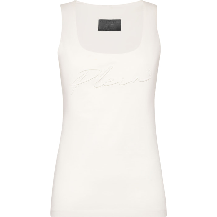 PHILIPP PLEIN Camiseta de tirantes SIGNATURE