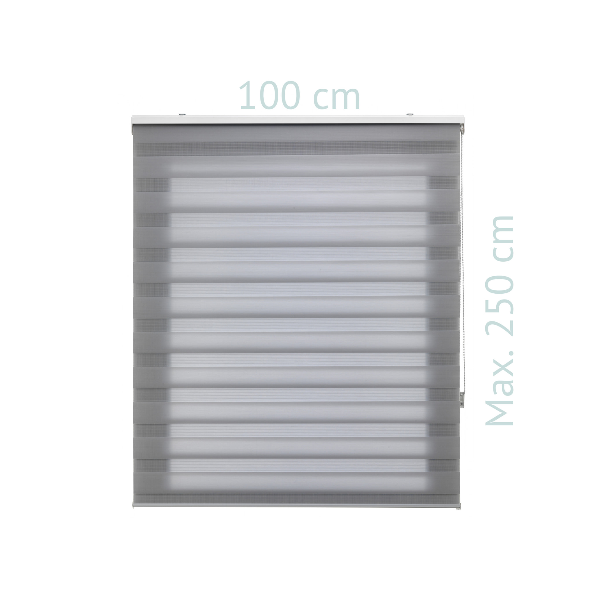Store enrouleur Polyester Translucide Gris 180 x 180