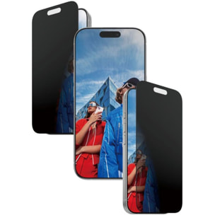 Protège écran PANZERGLASS iPhone 17 / 16 Pro Privacy
