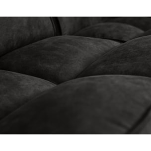 Alya - module d'angle en simili - Noir