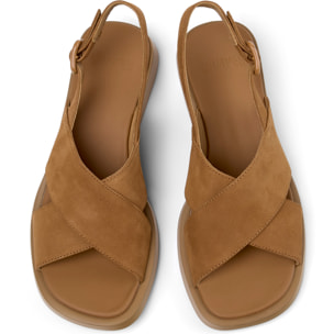 Sandalias - CAMPER Dana - Marron - Cuero nobuk