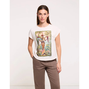 Camiseta Manga Corta Blanca - Lamila