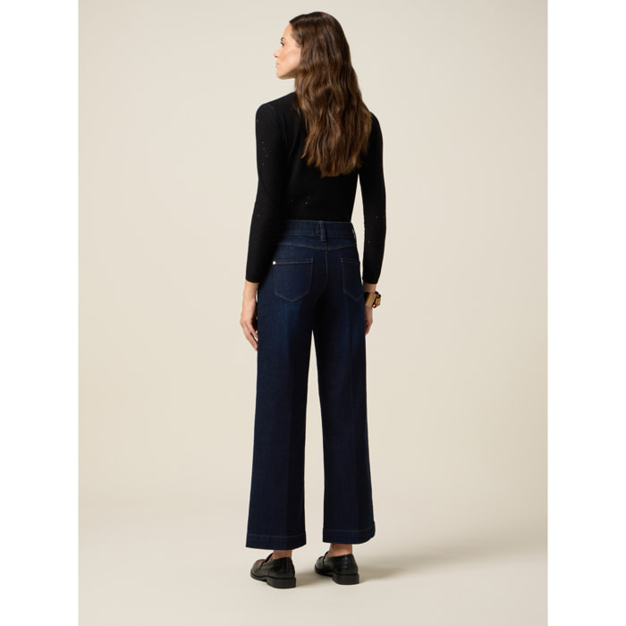 Oltre - Jeans wide leg - Blu