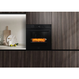 Four encastrable HAIER ID2P5B5EYTB - Pyrolyse - Hydrolyse - Chaleur pulsée - Porte froide - Rails télescopiques