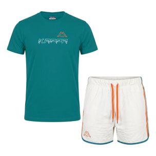 Completo Corto Uomo KAPPA Cotone Jersey