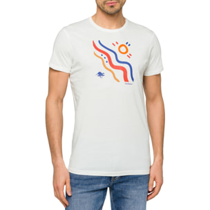 T-shirt in cotone 150 gr Hot Buttered Outback Bianco.