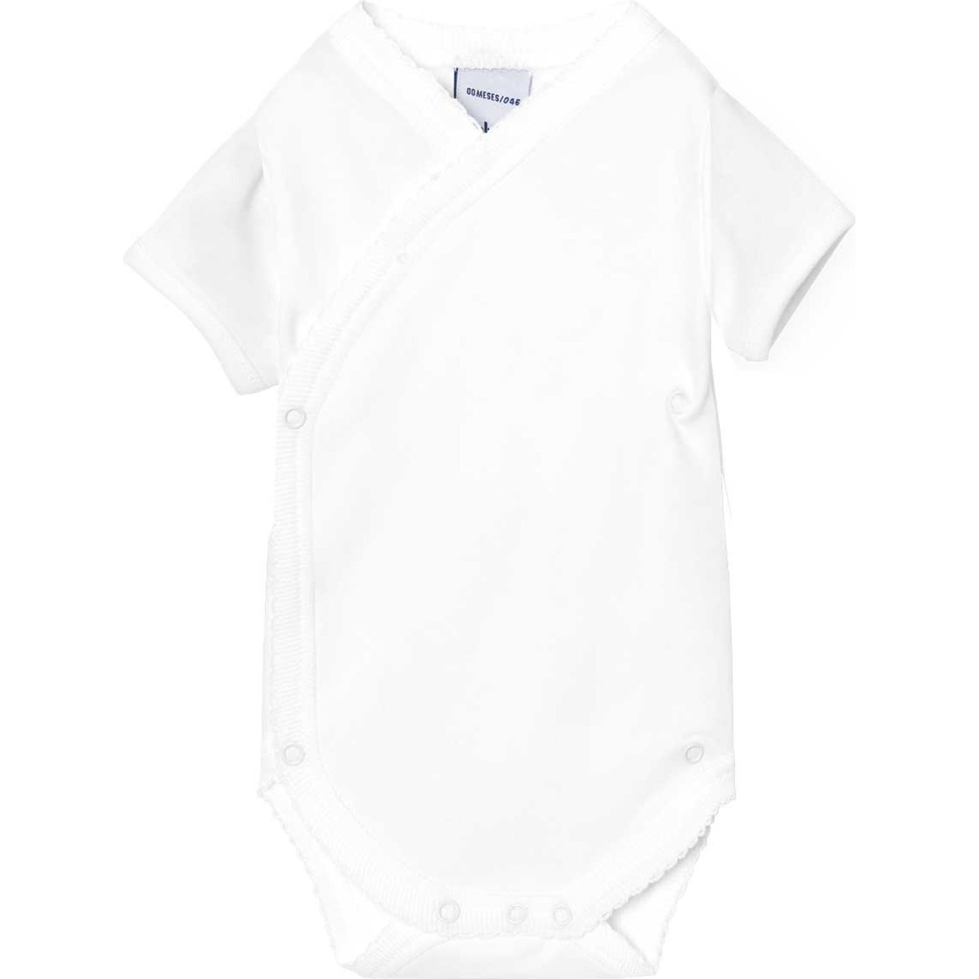 Body cruzado bebé manga corta algodón