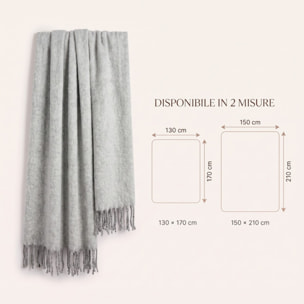 Plaid in poliestere - Grigio chiaro/Grigio scuro