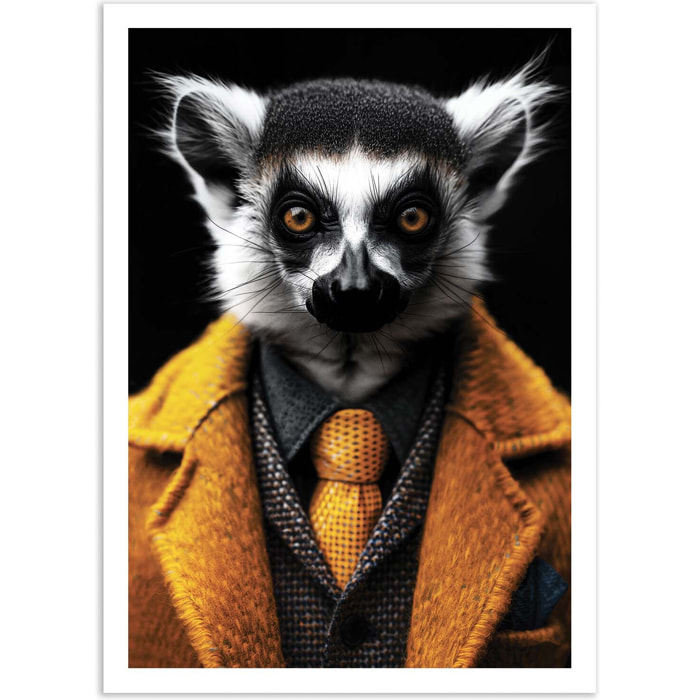 Affiche - Lemur Wild Suits - Philippe Hugonnard