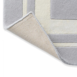 Tapis salon et chambre fait main en laine motif simple CHICDOUJ