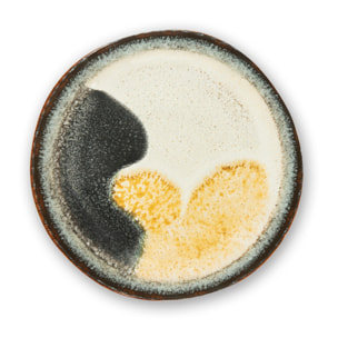 Set 6 piatti piani Excelsa – Dioniso, Ceramica Beige