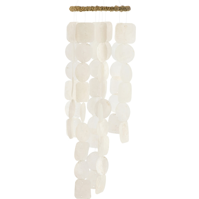 J-Line Carillon Lisa - coquillage - blanc