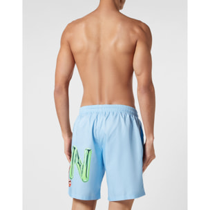 PHILIPP PLEIN Swim Trunks BOMBING GRAFFITI