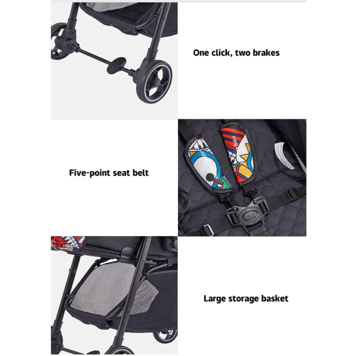 CARRO DE BEBE K800 GRIS