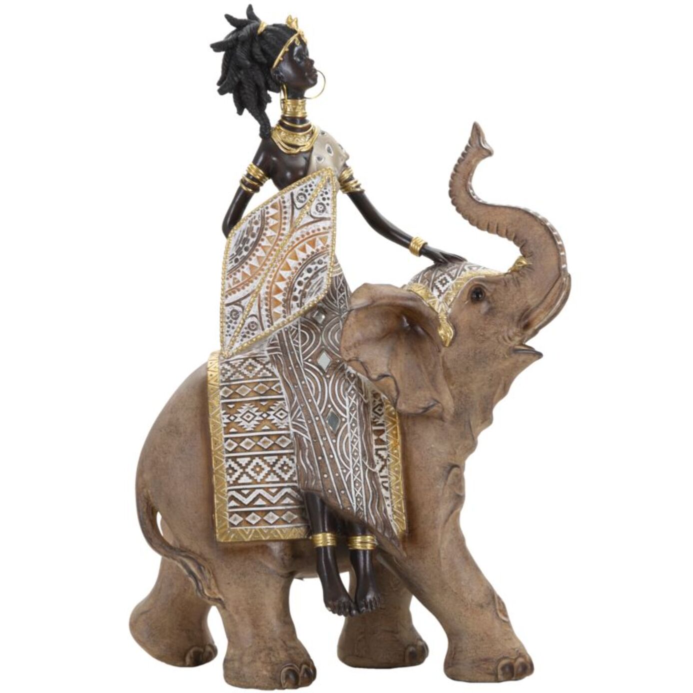 MASAI TRIBAL C/ELEFANTE CM 22,5X12X32,5