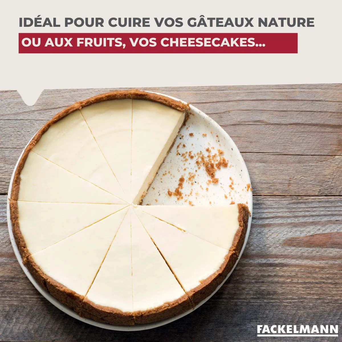 Moule à manqué émaillé 26 cm Fackelmann