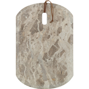 J-Line planche à découper Rectangle Marbre - pierre - beige - small