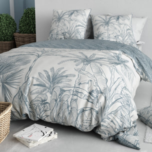 Parure Housse De Couette 3pcs 100% Coton 57 Fils SIERRA