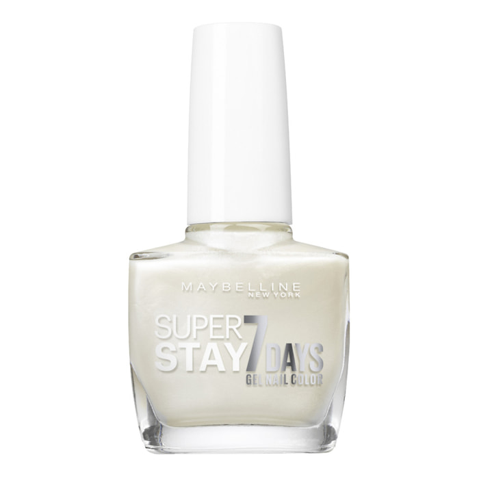 Maybelline New York Superstay 7 Days Vernis à ongles longue tenue 77 - Blanc Nacre 10 ML