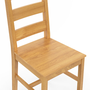 Chaises Alfie en bois de pin - lot de 4