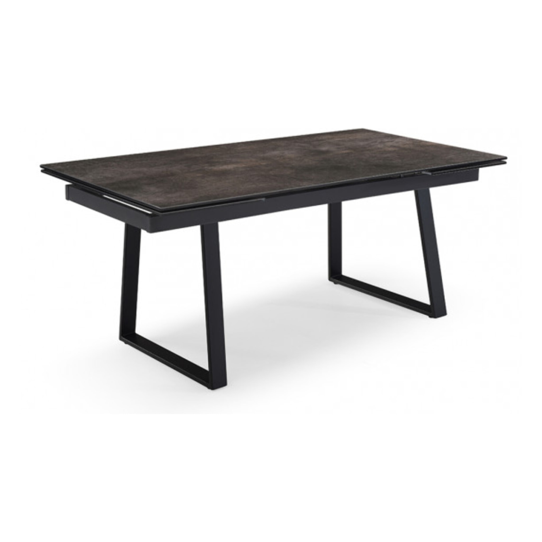 Plateau céramique de table extensible finition iron L160/240cm - UNIK