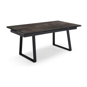 Plateau céramique de table extensible finition iron L160/240cm - UNIK