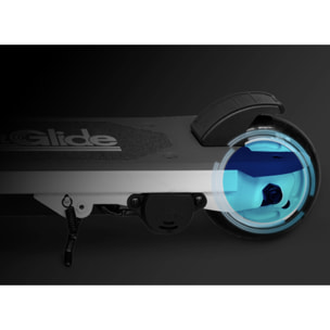 Trottinette Électrique Enfant UrbanGlide Ride 55 Bleu LED – 30W, 10 km/h, Batterie 12V 5Ah, Autonomie 40 min, 3-8 ans