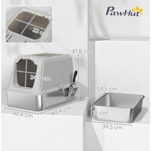 Maison de toilette fermée bac acier inox filtres désodorisants