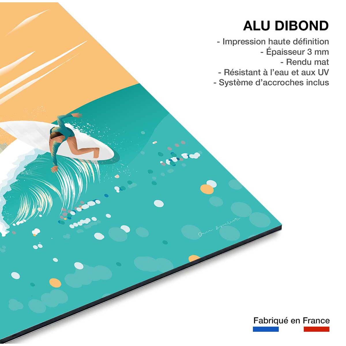 Tableau voyage San Diego California Tableau alu Dibond