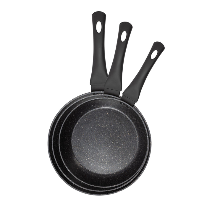 Set de 3 Sartenes en Aluminio forjado Ø18Ø22Ø26cm CHERRY San Ignacio