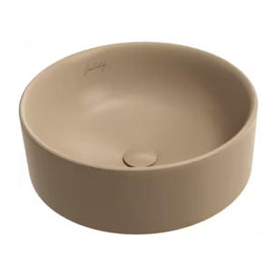 Vasque ronde à poser Vox caramel satiné