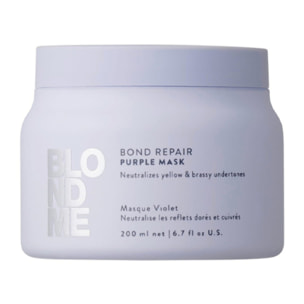 SCHWARZKOPF BlondMe Bond Repair Purple Mask 200ml