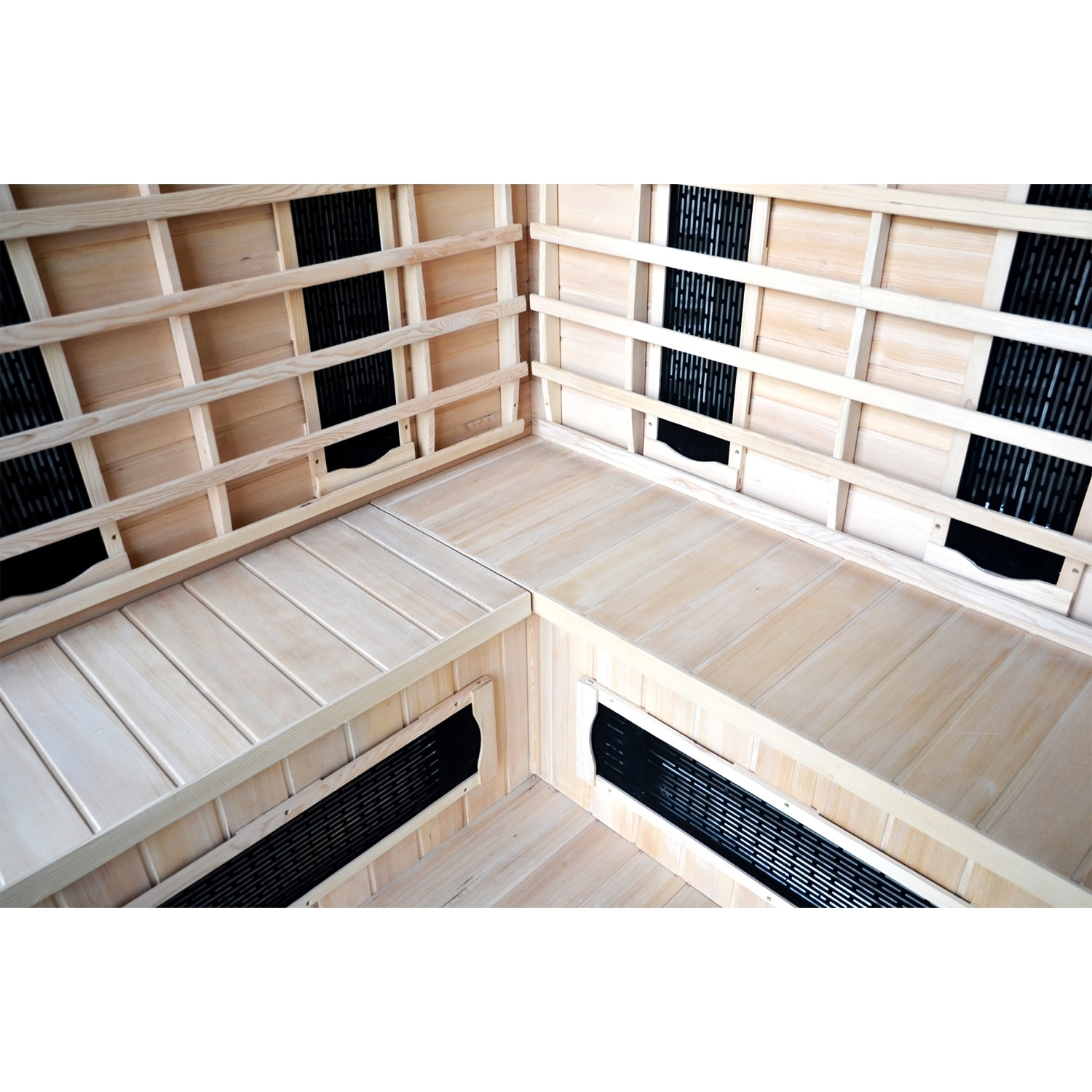 Cabine de sauna luxe infrarouge 3/4 places ABATE